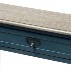 Dauphine Spruce Finished Wood Accent Console Table Blue - Baxton Studio -Ottomans Official Shop unnamed file 1806