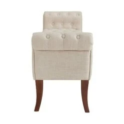 Madison Roll Arm Bench - Linon Natural -Ottomans Official Shop unnamed file 1824