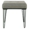Mid Mod Square Stool Metal Hairpin Leg - Gray - HomePop -Ottomans Official Shop unnamed file 185