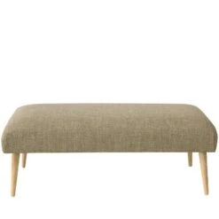 Bench with Cone Legs - Skyline Furniture Watercolor Cross Indigo -Ottomans Official Shop unnamed file 1858