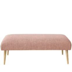 Bench with Cone Legs - Skyline Furniture Watercolor Cross Indigo -Ottomans Official Shop unnamed file 1859