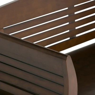 Raleigh Entryway Storage Bench - WyndenHall Light Golden Brown 9 Raleigh Entryway Storage Bench - WyndenHall Light Golden Brown - Image 7