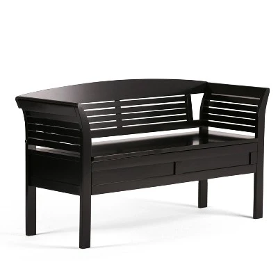 Raleigh Entryway Storage Bench - WyndenHall Light Golden Brown 13 Raleigh Entryway Storage Bench - WyndenHall Light Golden Brown - Image 11