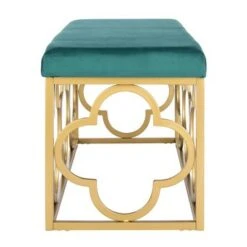 Fleur Rectangle Bench - Safavieh Gray/gold -Ottomans Official Shop unnamed file 1880