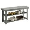 Oxford Utility Mudroom Bench Gray - Breighton Home