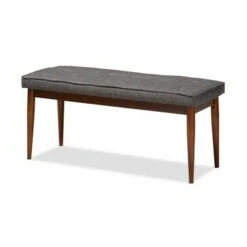 Itami Bench - Baxton Studio Gray -Ottomans Official Shop unnamed file 1969