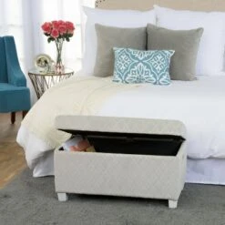 Kids' Juvenile Storage Bench Gray - HomePop -Ottomans Official Shop unnamed file 1973