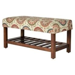 Suzzani Cocktail Bench - HomePop