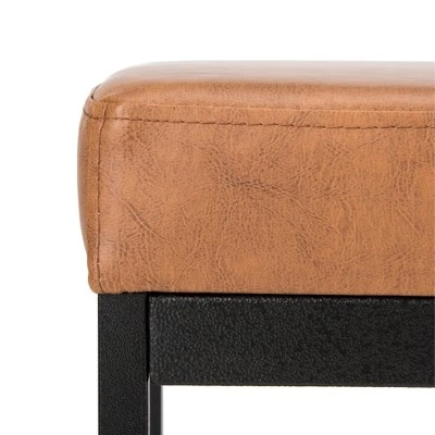 Chase Faux Leather Bench - Safavieh Dark Green 8 Chase Faux Leather Bench - Safavieh Dark Green - Image 6