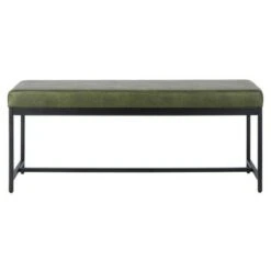 Chase Faux Leather Bench - Safavieh Dark Green 21 Chase Faux Leather Bench - Safavieh Dark Green -Ottomans Official Shop unnamed file 2018