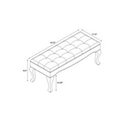 Loire Cabriolet Bench - Linon Linen -Ottomans Official Shop unnamed file 2026