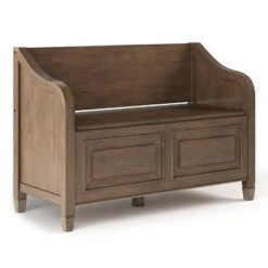 Hampshire Entryway Storage Bench - WyndenHall Rustic Natural Aged Brown 24 Hampshire Entryway Storage Bench - WyndenHall Rustic Natural Aged Brown -Ottomans Official Shop unnamed file 2081