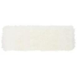 Mera Faux Lamb Bench - White - Safavieh -Ottomans Official Shop unnamed file 2103