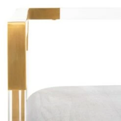 Anastasia Acrylic Bench Brass - Safavieh -Ottomans Official Shop unnamed file 2111