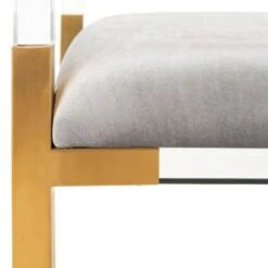 Anastasia Acrylic Bench Brass - Safavieh -Ottomans Official Shop unnamed file 2112