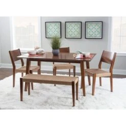 Clara Dining Bench - Powell Company Natural 17 Clara Dining Bench - Powell Company Natural -Ottomans Official Shop unnamed file 2136