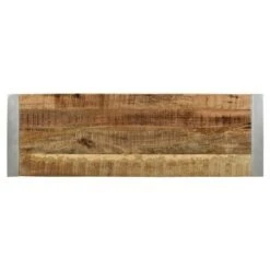 Reclaimed wood and Silver Metal - Bench - Timbergirl -Ottomans Official Shop unnamed file 2163