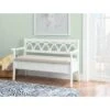 Alina Storage Bench - Powell Company White -Ottomans Official Shop unnamed file 2168