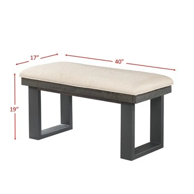 Sullivan Bench Dark Ash - Picket House Furnishings 6 Sullivan Bench Dark Ash - Picket House Furnishings - Image 4