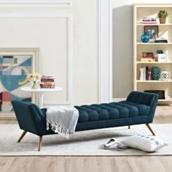 Response Upholstered Fabric Bench - Modway Azure