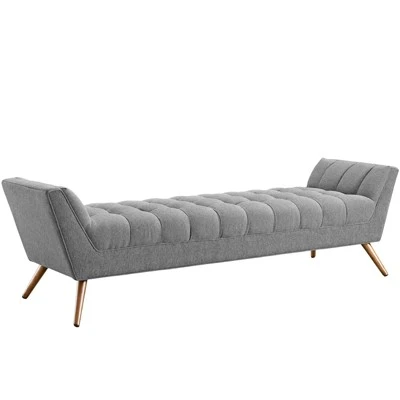 Response Upholstered Fabric Bench - Modway Azure 10 Response Upholstered Fabric Bench - Modway Azure - Image 8