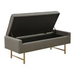 Madison Park Sunnycrest Accent Bench Gray -Ottomans Official Shop unnamed file 2249