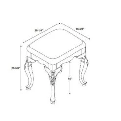 Stacey Bench Cherry Red - Powell Company -Ottomans Official Shop unnamed file 2276