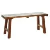 Olivia & May Mahogany Wood Bench Brown - Olivia & May -Ottomans Official Shop unnamed file 2280