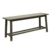 Decor Therapy Eased Edge Gray Bench Gray - Décor Therapy