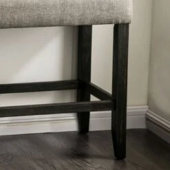 Norelo Upholstered Counter Height Bench Light Gray - HOMES: Inside + Out -Ottomans Official Shop unnamed file 2302