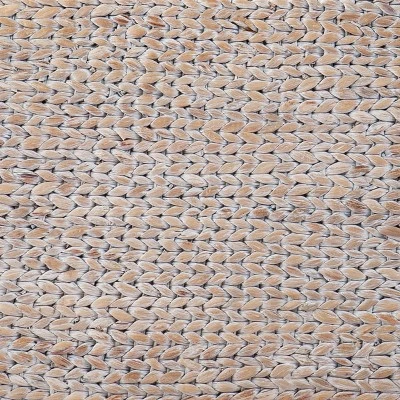 Trentwood Coastal 44.25" Water Hyacinth Bench Whitewashed/Black - Aiden Lane 9 Trentwood Coastal 44.25" Water Hyacinth Bench Whitewashed/Black - Aiden Lane - Image 7