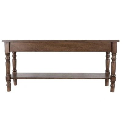 Decor Therapy Charlie Bench with Shelf - Décor Therapy Gray 8 Decor Therapy Charlie Bench with Shelf - Décor Therapy Gray - Image 6