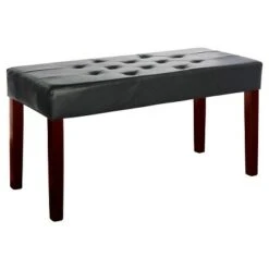Fresno 12 Panel Bench - CorLiving Brown 11 Fresno 12 Panel Bench - CorLiving Brown -Ottomans Official Shop unnamed file 2368