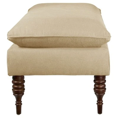 Dolce Upholstered Pillowtop Bench - Skyline Furniture Cheetah Earth 4 Dolce Upholstered Pillowtop Bench - Skyline Furniture Cheetah Earth - Image 2