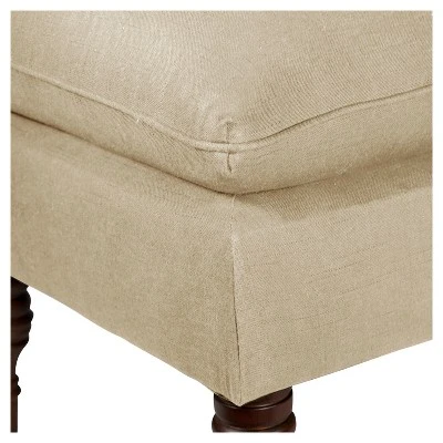 Dolce Upholstered Pillowtop Bench - Skyline Furniture Cheetah Earth 5 Dolce Upholstered Pillowtop Bench - Skyline Furniture Cheetah Earth - Image 3