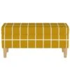 Storage Bench Rectangle Grid Mustard - Skyline Furniture 1 Storage Bench Rectangle Grid Mustard - Skyline Furniture -Ottomans Official Shop unnamed file 2390