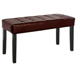 California 24 Panel Bench - CorLiving Brown -Ottomans Official Shop unnamed file 2399