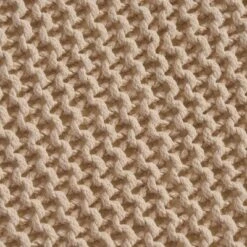 Tessie Knitted Foot Stool - Christopher Knight Home Beige -Ottomans Official Shop unnamed file 242