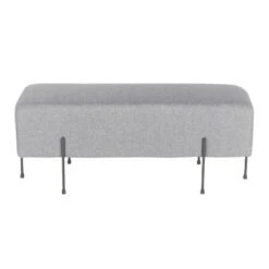 Daniella Contemporary Bench Gray - LumiSource 12 Daniella Contemporary Bench Gray - LumiSource -Ottomans Official Shop unnamed file 2421