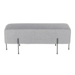 Daniella Contemporary Bench Gray - LumiSource 13 Daniella Contemporary Bench Gray - LumiSource -Ottomans Official Shop unnamed file 2422