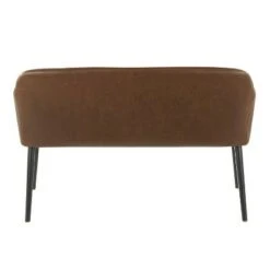 Shelton Contemporary Bench Faux Leather Black/Espresso - LumiSource -Ottomans Official Shop unnamed file 2429