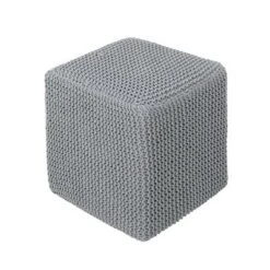 Tessie Knitted Foot Stool - Christopher Knight Home Beige -Ottomans Official Shop unnamed file 244