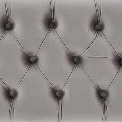 Hewett Velvet Tufted Metal Bench - Inspire Q Black 8 Hewett Velvet Tufted Metal Bench - Inspire Q Black - Image 6