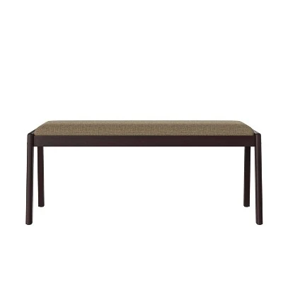 Millie Brown Finish Armless Dining Bench - Handy Living 3 Millie Brown Finish Armless Dining Bench - Handy Living