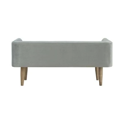 Bella Upholstered Bench - Picket House Furnishings Turquoise Blue 4 Bella Upholstered Bench - Picket House Furnishings Turquoise Blue - Image 2