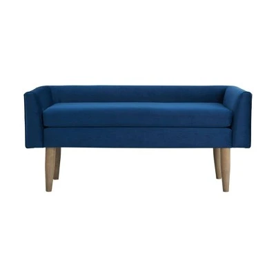 Bella Upholstered Bench - Picket House Furnishings Turquoise Blue 14 Bella Upholstered Bench - Picket House Furnishings Turquoise Blue - Image 12