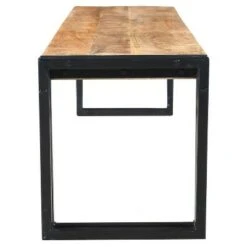 Handcrafted Reclaimed 50" Wood Bench with Iron Legs - Timbergirl -Ottomans Official Shop unnamed file 2520