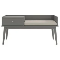 Keating Mid Century Telephone Bench - Inspire Q® Espresso -Ottomans Official Shop unnamed file 2527