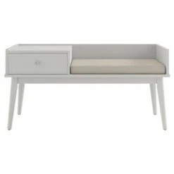 Keating Mid Century Telephone Bench - Inspire Q® Espresso -Ottomans Official Shop unnamed file 2529