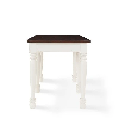 Shelby Dining Bench White - Crosley 4 Shelby Dining Bench White - Crosley - Image 2